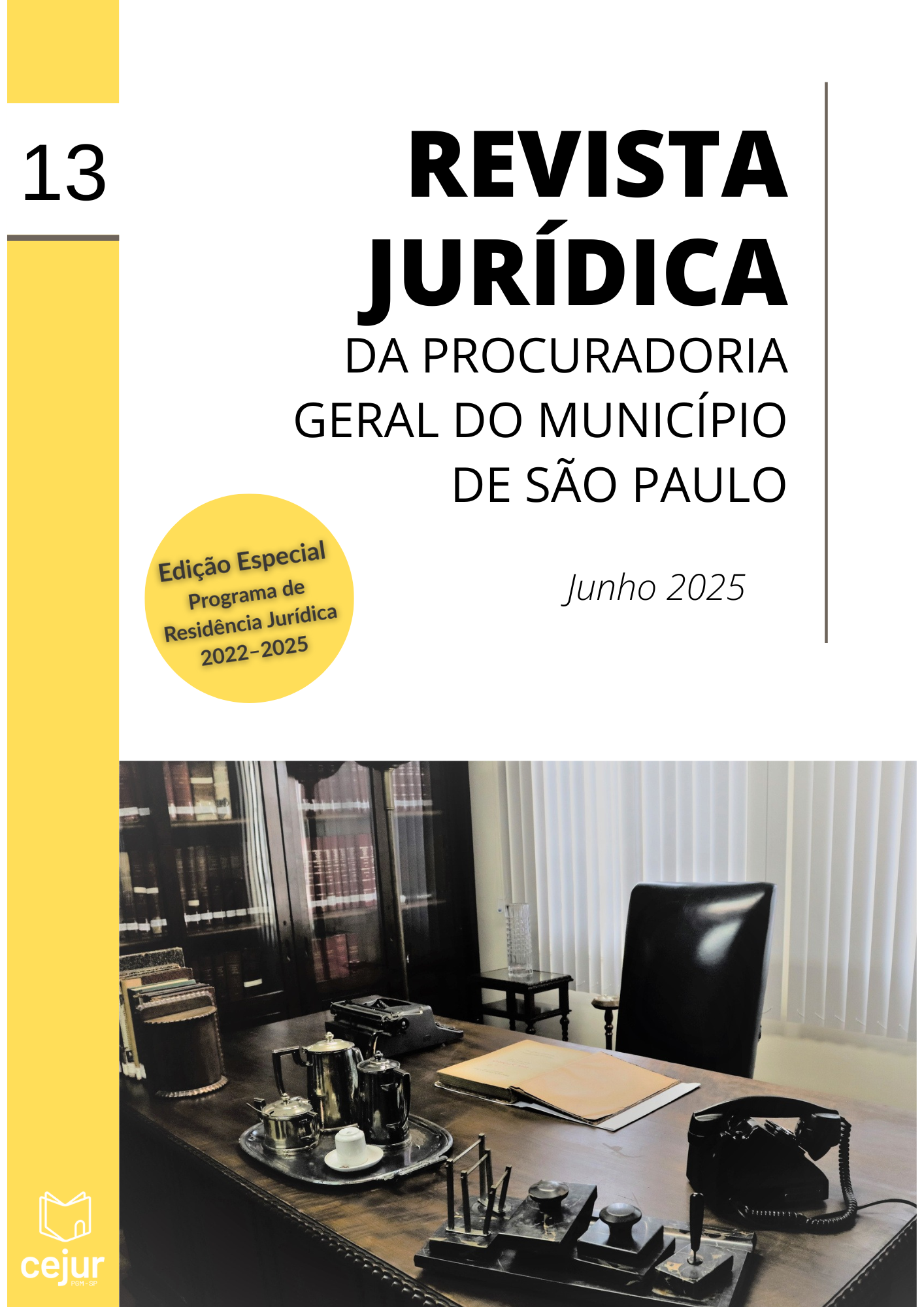 Visualizar n. 13 (2025): Revista Jurídica da Procuradoria Geral do Município de São Paulo